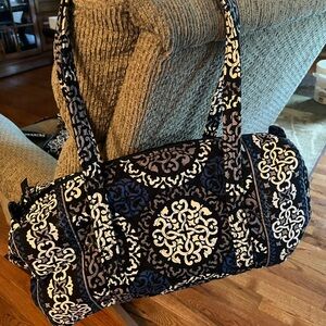 Vera Bradley Blue and White Quilted Travel Bag